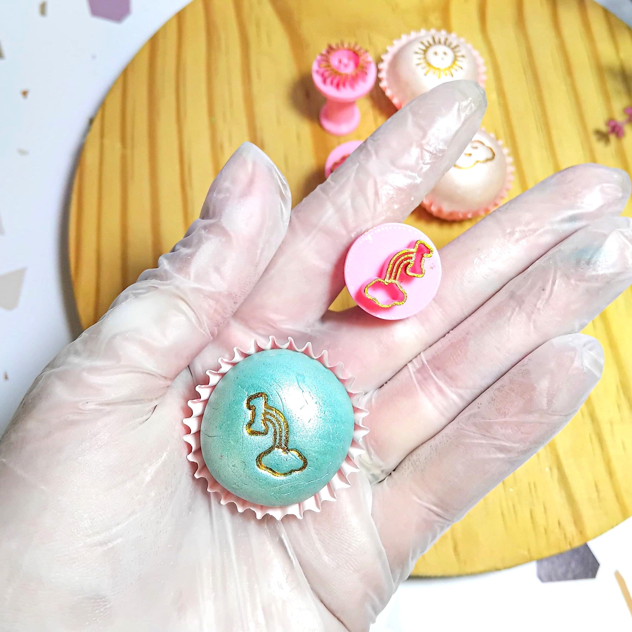 Marker – Rainbow 1st Birthday Cloud and Sun